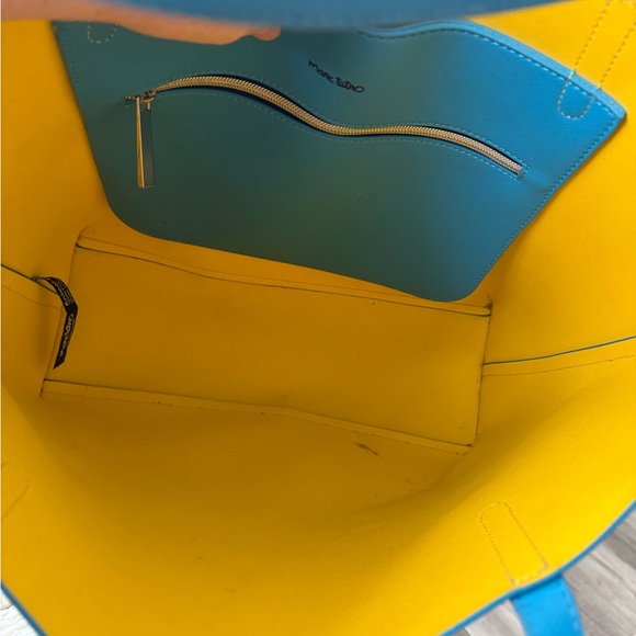 Marc Tetro Rare group dog 🐶 Blue Tote Bag with Playful Dog Print - Picture 5 of 11